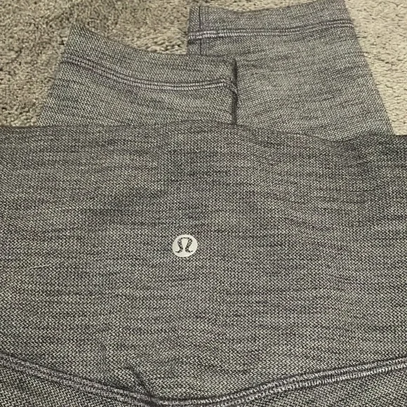 Lululemon Align Pant II Mini Heathered Herringbone Heathered Black White - Picture 6 of 6